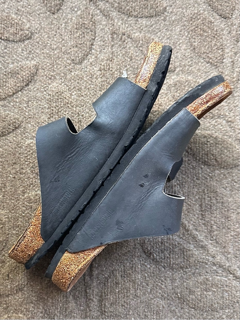 Men’s Birkenstock Arizona Oiled Black Leather Size 44 (11) - Picture 7 of 10